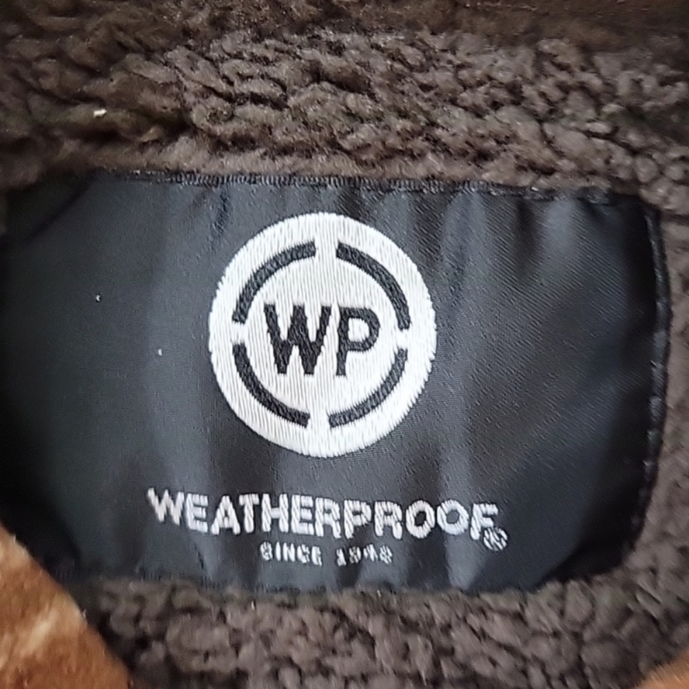 Weatherproof Shacket Men's Size Small Color Plaid Brown/Blue - Picture 4 of 14